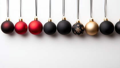 Christmas ornament display indoor decoration photography minimalist style close-up view holiday spirit