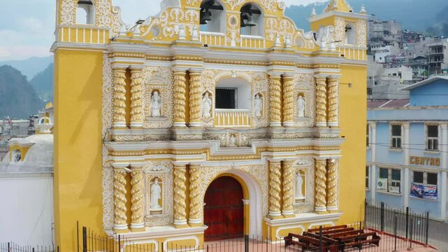 Parroquia Santa Catalina de Alejandr&iacute;a, Iglesia, Guatemala, dron