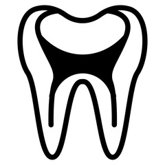 Pulpitis treatment Solid Icon