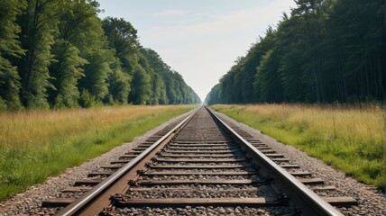 Fototapeta premium a train track