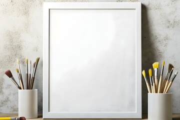 Office Poster Mockup Template