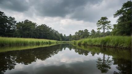 Fototapeta premium a body of water