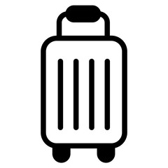 Suitcase Solid Icon