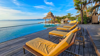 Relaxing getaway at Koh Munnork Island in Rayong, Thailand with stunning ocean views