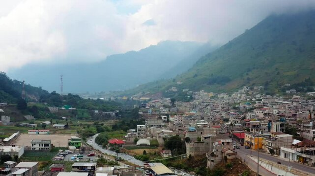 Valle Poblado, Zunil, paisajes naturales, Quetzaltenango, Guatemala