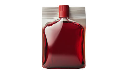 PNG, world blood donation month, isolated on white background, created and generated by AI technology.