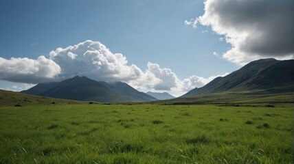 Fototapeta premium a field of grass