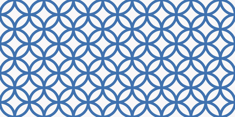 Fototapeta premium seamless blue flower pattern