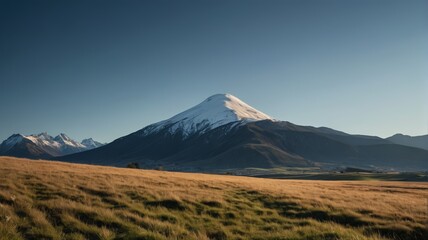 Fototapeta premium the grass is brown