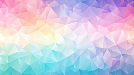 Obraz premium Soft pastel gradient color geometric shapes background, abstract,rendered, soft, pastel, gradient, color, geometric