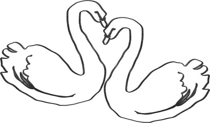 Swan plot vector pattern