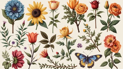 Vibrant Handcrafted Spring Floral Bouquet, Tulips, Daffodils, Hyacinths, Lilacs & More - Pastel Hues, Ethereal Aesthetic