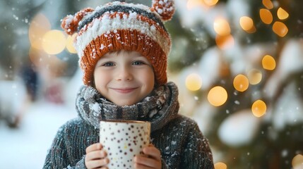 A boy shares his thoughts on seasonal drinks to stay warm, adding fun twists to traditional recipes for people to enjoy