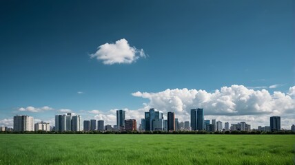 a field of green grass