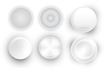 Round Circular silver background design 