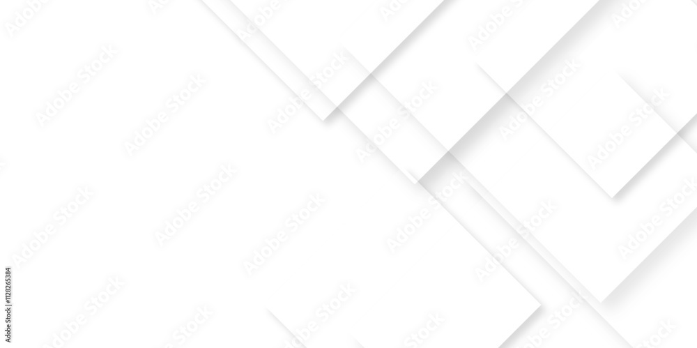 Aufkleber modern white and gray technology concept diamond triangle geometric background. abstract modern hips