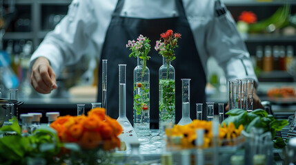 Culinary Innovation: Person Experimenting with Unconventional Ingredients