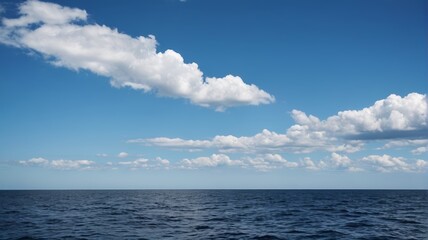 the water is dark blue