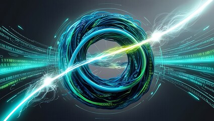 abstract technology communication concept vector background