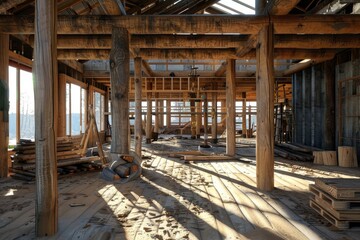 Obraz premium house wooden