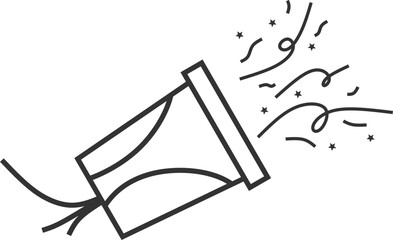 New Year Confetti Icon