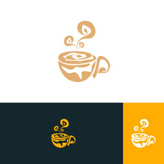 cup of coffee with nature concept