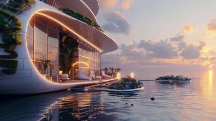 Sustainable energy concept.renewable electricity and fuel. Clean energy management for future environment