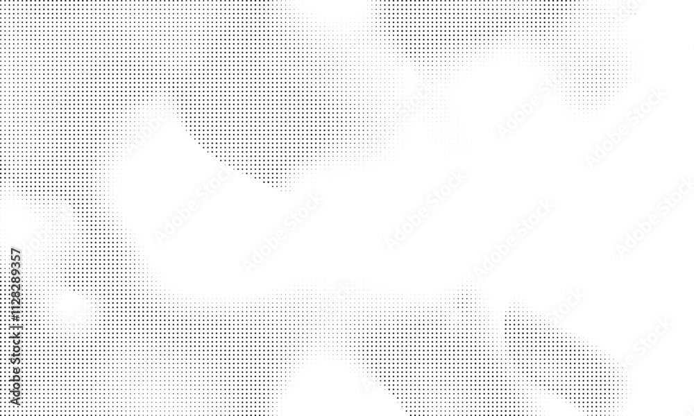 Aufkleber abstract halftone with black and white gradient. grunge texture for blend effect, multiply and overl