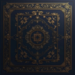 Islamic background with holy quran ai generated