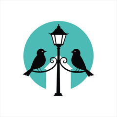  Retro Vintage Sparrow Silhouettes for T-Shirt Designs
