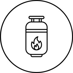 Gas Cylinder Icon