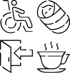 Public navigation line vector,Route planner vector,Travel direction vector,City navigation vector,Navigation dashboard vector,Public access vector design icon symbol