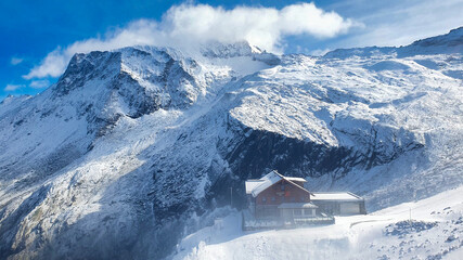 Österreich Wanderung an den Hintertuxer Hochalpen am Zillertal/Salzburger Land