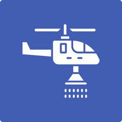 Firefighter Helicopter Icon