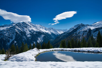 Österreich Wanderung am Plattenkogel am Zillertal/Salzburger Land