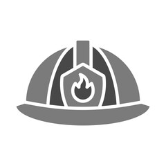 Fototapeta premium Firefighter Helmet Icon