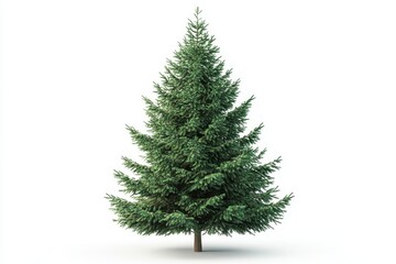 Full-frame shot of a lush evergreen tree. Ideal for Christmas cards, holiday designs, and nature-themed projects.