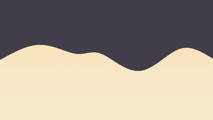 Black, skin and purple coloured wave patterned background with a flowing design