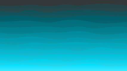 Blue and black coloured wave patterned background with a flowing design