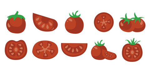 Vegetables Flat Illustration