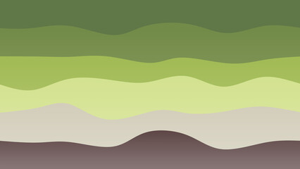 Green, white and black coloured wave patterned background with a flowing design