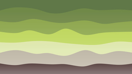 Green, white and black coloured wave patterned background with a flowing design