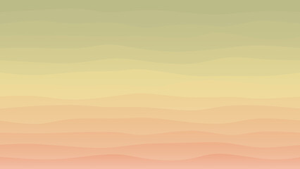 Olive green and pink coloured wave patterned background with a flowing design