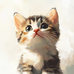kitten protrait