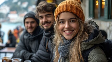 Students Enjoying Adventure Abroad Together