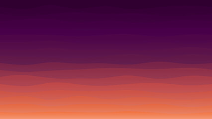 Purple and orange coloured wave patterned background with a flowing design