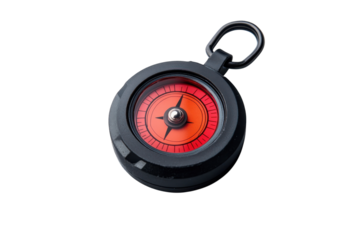 Classic directional compass showing cardinal directions against a white background for navigation and outdoor adventures
