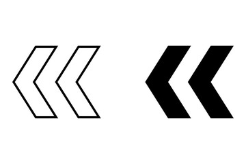 Arrow icon vector illustration. Arrow sign and symbol for web design.