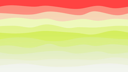 Obraz premium Red, white and green coloured wave patterned background with a flowing design