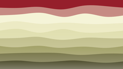 Vine and green coloured wave patterned background with a flowing design